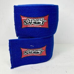 Sling Shot Knee Wraps by Mark Bell - 2.0m - Blue